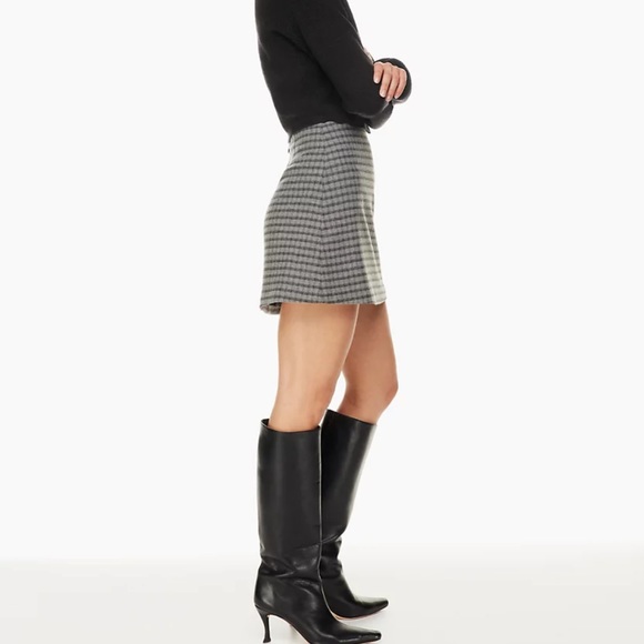 aritzia wool skirt grey - Picture 2 of 5